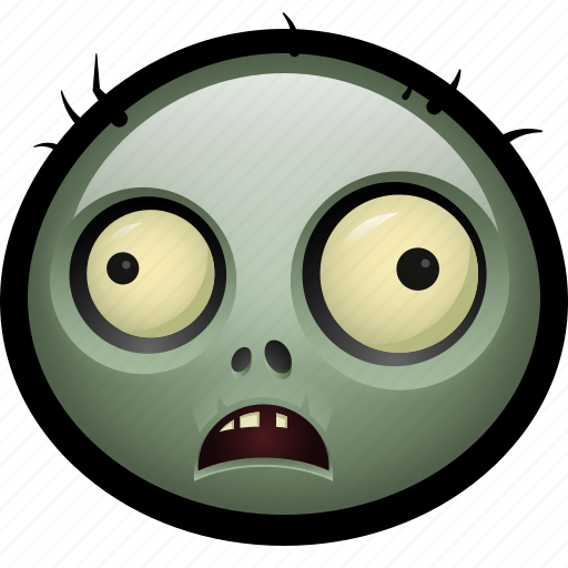 Dead, emoji, ghost, halloween, plants, pvz, zombie icon - Download on Iconfinder