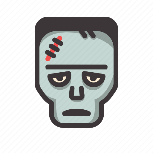 Frankenstein, halloween, tired icon - Download on Iconfinder