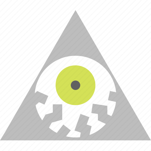 All, eye, freemasonry, of, providence, seeing, triangle icon - Download on Iconfinder