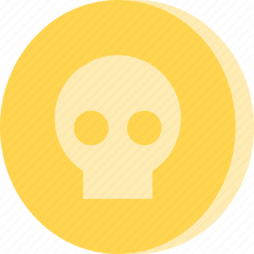 Bones, coin, dangerous, halloween, horror, pirate, skull icon - Download on Iconfinder