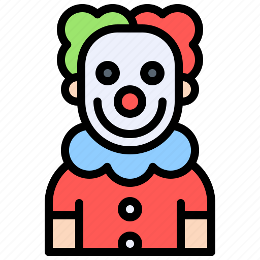Clown, evil, halloween, killer, pennywise icon - Download on Iconfinder