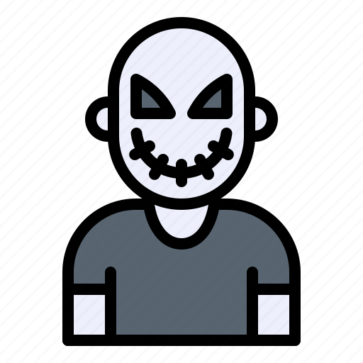 Halloween, killer, mask, murderer, smiley icon - Download on Iconfinder