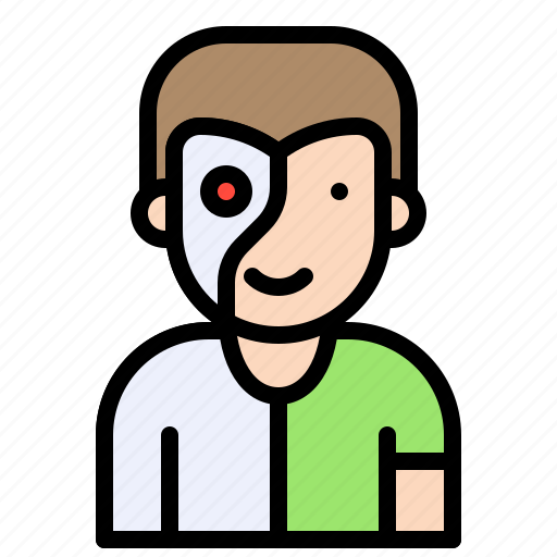 Cyborg, halloween, machine, man, terminator icon - Download on Iconfinder