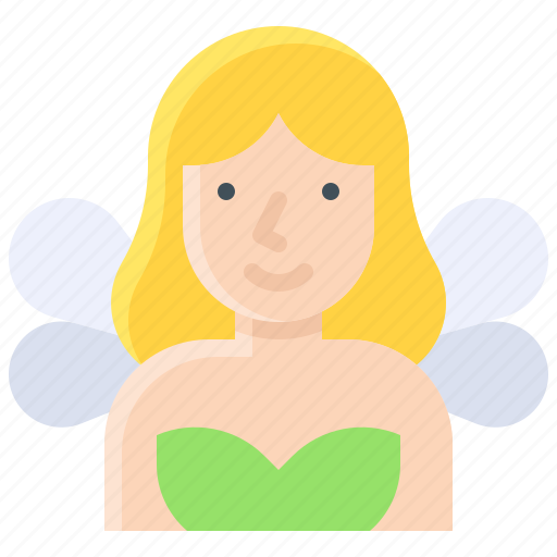 Angel, fairy, fay, female, myth, spirit icon - Download on Iconfinder