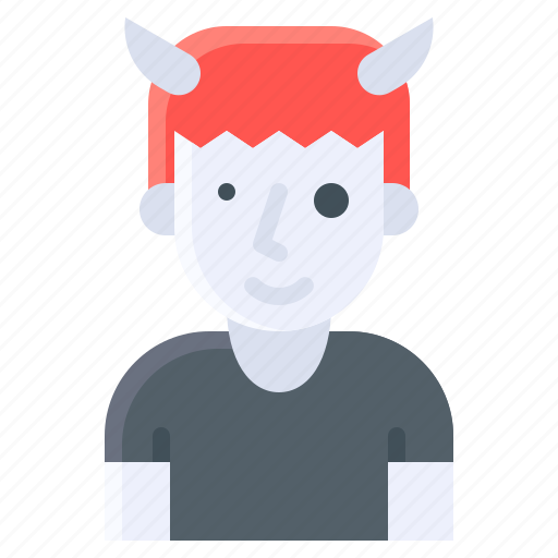 Devil, evil, horn, man, monster icon - Download on Iconfinder