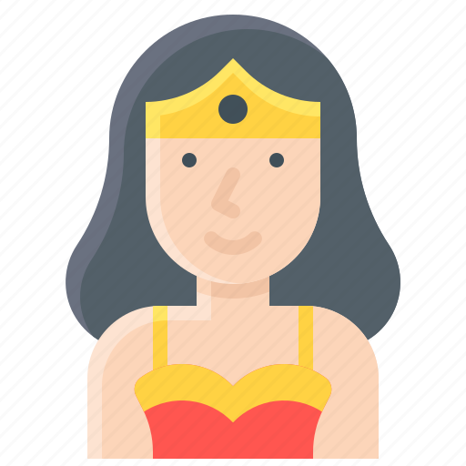 Dc comins, halloween, heroine, princess, superhero, wonder woman icon - Download on Iconfinder