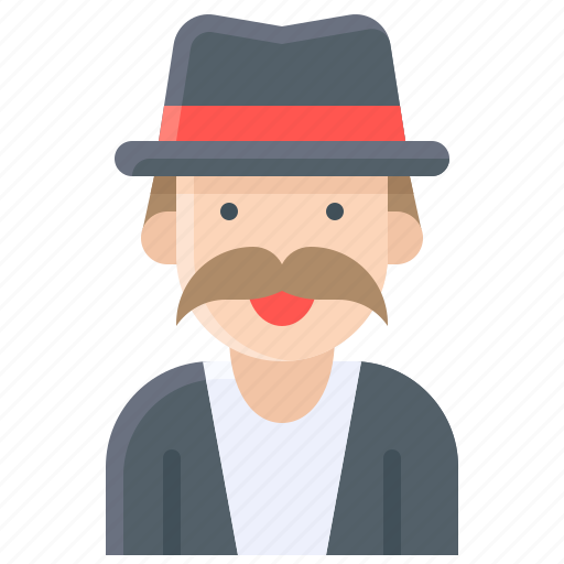 Halloween, oldman, top hat, tophat, tuxedo icon - Download on Iconfinder