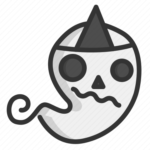 Ghost, horror, death, spooky, halloween, scary, monster icon - Download on Iconfinder