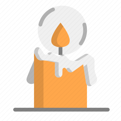 Candle, light, halloween, decorate icon - Download on Iconfinder