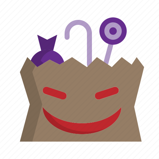 Ghost, bag of candy, trick-or-treat, halloween, sweet, candy, bag icon - Download on Iconfinder