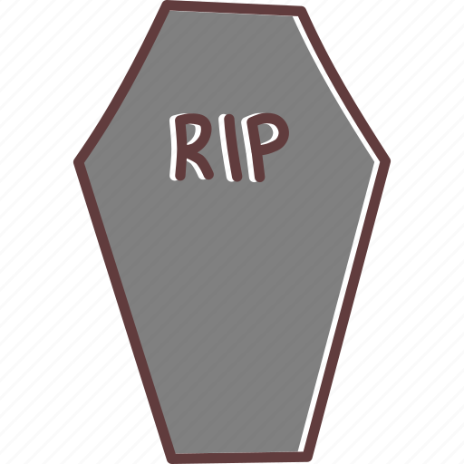 Casket, coffin, death, funeral, halloween, rip icon - Download on Iconfinder
