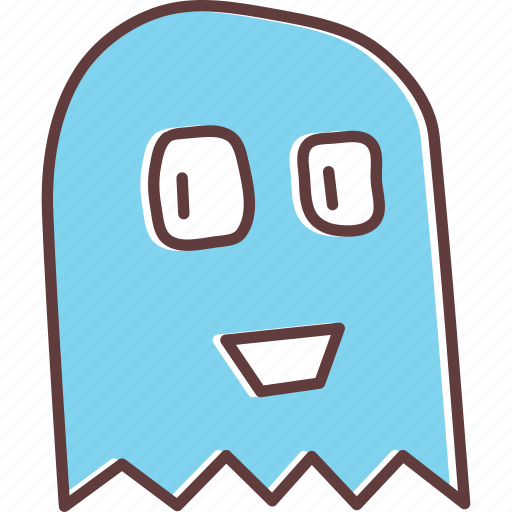 Friendly, ghost, halloween, casper, haunt, pacman, spirit icon - Download on Iconfinder
