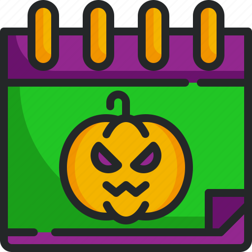 Calendar, halloween, event, day, time, date icon - Download on Iconfinder