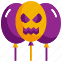 balloon, halloween, horror, scary, decoration, party, celebration
