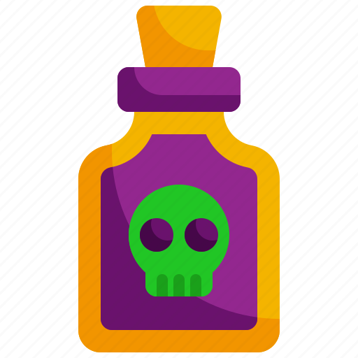 Posion, venom, dead, skeleton, halloween icon - Download on Iconfinder