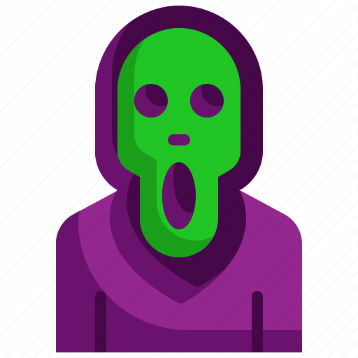 Scream, spooky, scary, fear, horror, halloween icon - Download on Iconfinder