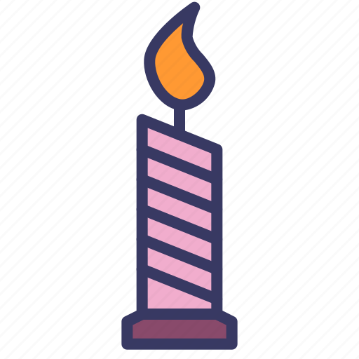 Candle, christmas, winter, light, wax, birthday icon - Download on Iconfinder