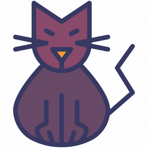 Spooky, black, cat, halloween icon - Download on Iconfinder