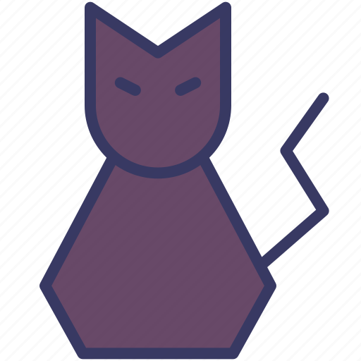 Spooky, black, cat, halloween icon - Download on Iconfinder