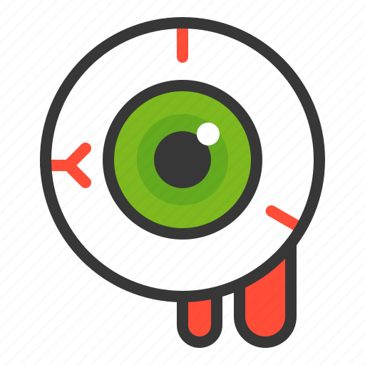 Eye, halloween, horror, scary, spooky, eye ball icon - Download on Iconfinder
