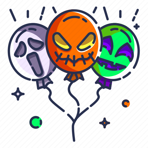 Balloons, party, birthday, decoration, balloon, holiday, carnival icon - Download on Iconfinder