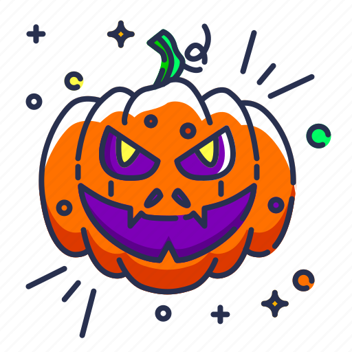 Pumpkin, filled, autumn, orange, decoration, holiday, october icon - Download on Iconfinder
