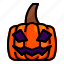 emoticon, halloween, jack o&#x27; lantern, pumpkin, scary, spooky 
