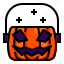 basket, candy, halloween, jack o&#x27; lantern, pumpkin, scary, spooky 