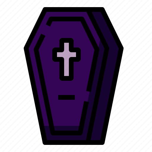 Burial, casket, coffin, death, grave, halloween icon - Download on Iconfinder