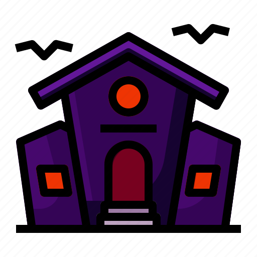 Building, halloween, haunted, horror, house, scary, spooky icon - Download on Iconfinder