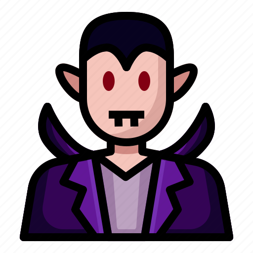 Avatar, costume, dracula, halloween, horror, spooky, vampire icon - Download on Iconfinder