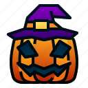 halloween, hat, jack o&#x27; lantern, pumpkin, scary, spooky, wizard
