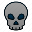 bone, halloween, horror, scary, skeleton, skull, spooky