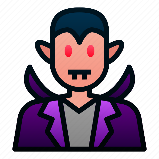 Boy vampire, cartoon vampire, halloween cartoon vampire, kid vampire,  vampire cartoon boy icon - Download on Iconfinder