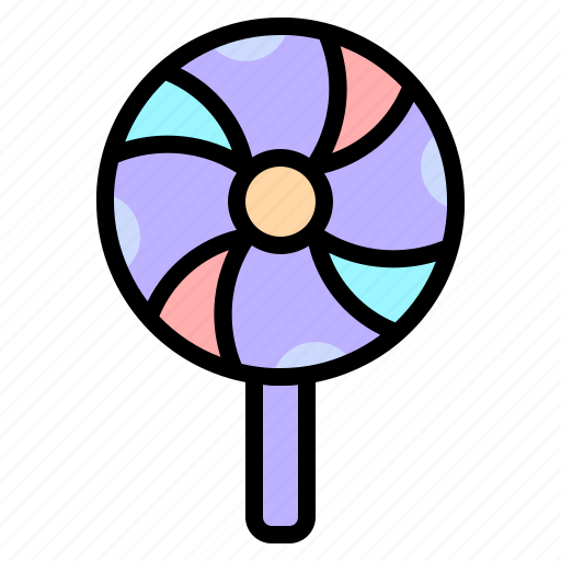 Lollipop, sweet, candy, halloween, dessert, popsicle, scary icon - Download on Iconfinder