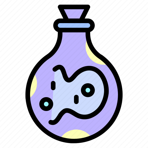 Serum, chemistry, flask, halloween, liquid, poison, potion icon - Download on Iconfinder