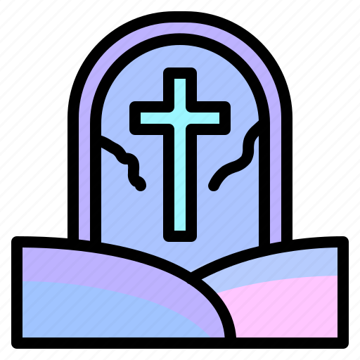 Terror, dead, tombstone, gravestone, horror, spooky icon - Download on Iconfinder
