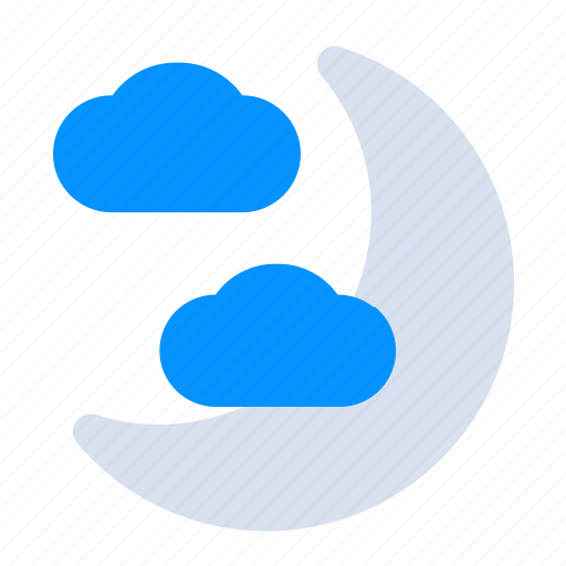 Cloud, half, halloween, horror, moon, night, sleep icon - Download on Iconfinder