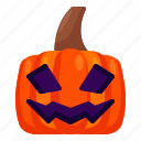 emoticon, halloween, jack o' lantern, pumpkin, scary, spooky