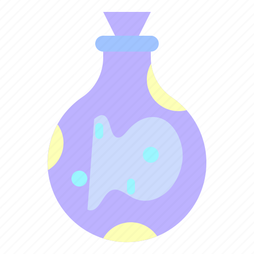 Flask, potion, serum, chemistry, halloween, liquid, poison icon - Download on Iconfinder
