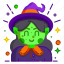 halloween, scary, spooky, horror, witch, dead, evil, avatar, magic, witchcraft, black, woman, fantasy, hat, magician, girl, night, costume