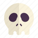 skull, scary, death, horror, halloween, head, bone