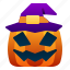 halloween, hat, jack o&#x27; lantern, pumpkin, scary, spooky, wizard 