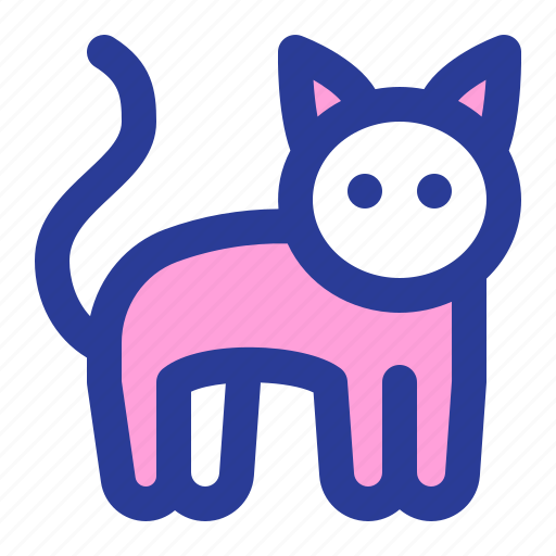Cat, scary, animal, pet, kitten icon - Download on Iconfinder