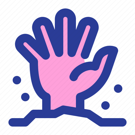 Zombie, hand, grave, dead, horror, undead, halloween icon - Download on Iconfinder