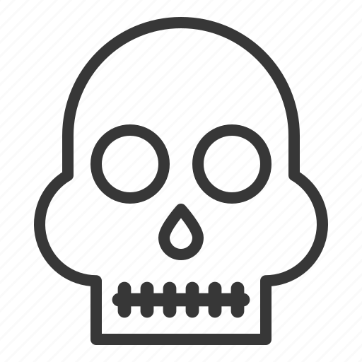 Bone, halloween, horror, scary, skull, spooky icon - Download on Iconfinder