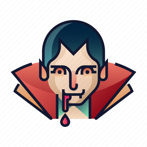 Dracula, evil, gothic, halloween, horror, spooky, vampire icon - Download on Iconfinder