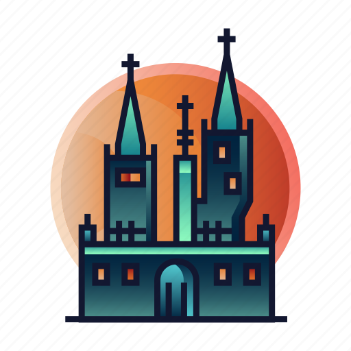 Dracula, halloween castle, haunted, spooky, transylvania, vampire icon - Download on Iconfinder