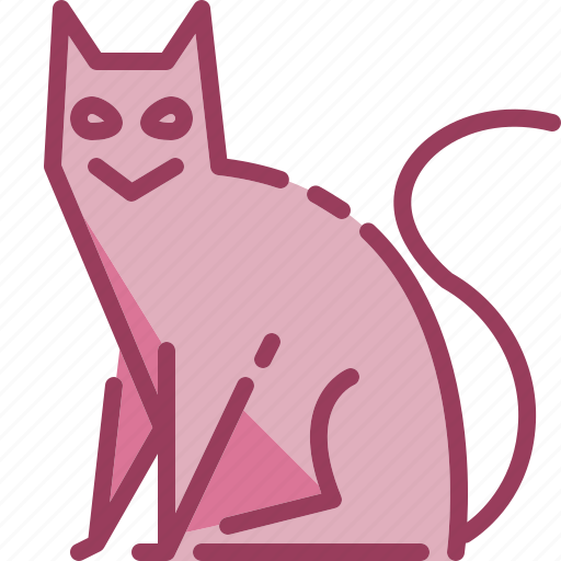 Cat, halloween, monotone icon - Download on Iconfinder
