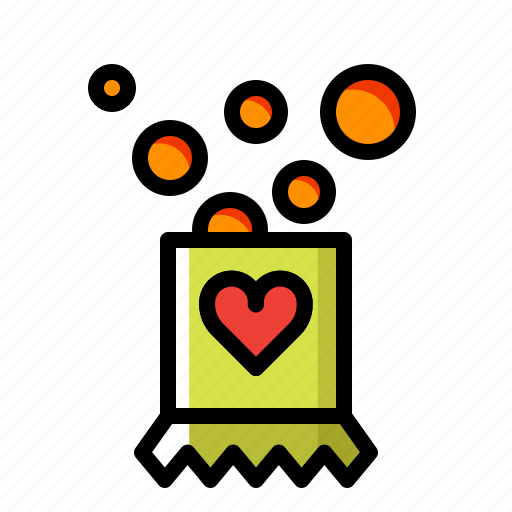 Candy, halloween, open, orange, sweet icon - Download on Iconfinder